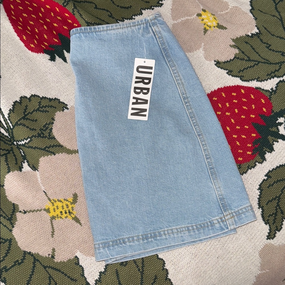 Urban Outfitters Sky Blue A-Line Skirt